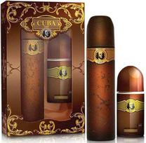 kvepalai 5 ml - Cuba Gold 100ml EDT + 100ml Aftershave Lotion + 200ml Deodorant + 35ml EDT - 1 nuotrauka