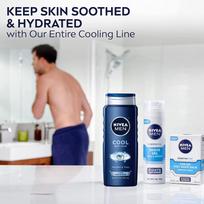 skutimosi putos - Nivea Men Sensitive Cooling 200ml Skutimosi putos - 4 nuotrauka