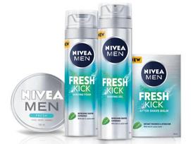 skutimosi putos - Nivea Men Fresh Kick gaivus skutimosi gelis 200ml - 4 nuotrauka