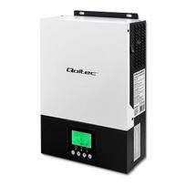 hibridinis inverteris - Qoltec 53876 Hybrid Solar Inverter Off-Grid 2.4KW | 80A | MPPT | Sinus - 1 nuotrauka