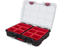  Keter STACK N ROLL, 515 mm x 345 mm x 115 mm, juoda/raudona