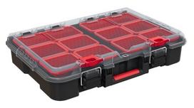 keter irankiu dezes -  Keter STACK N ROLL, 515 mm x 345 mm x 115 mm, juoda/raudona - 3 nuotrauka