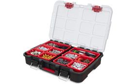 keter irankiu dezes -  Keter STACK N ROLL, 515 mm x 345 mm x 115 mm, juoda/raudona - 4 nuotrauka