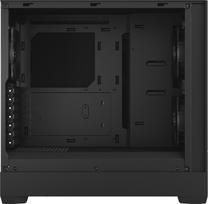 mini itx korpusas - Fractal Design Pop Silent Solid Black - 3 nuotrauka