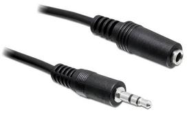 3.5 mm kistukas - Delock Cable 3.5mm / 3.5mm Black 5m - 1 nuotrauka