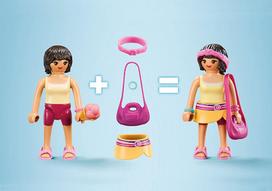 automobilio konstruktorius audi - Playmobil Beach car with Canoe 70436 - 3 nuotrauka