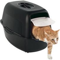 kraiko deze tualetas - Rotho My Pet Bailey kačių kraiko dėžutė, juoda - 2 nuotrauka