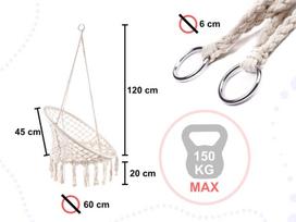 fotelis lauko - Stork's Nest IKONKX7629, smėlio - 3 nuotrauka