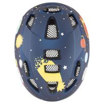 kask salmai - Šalmas Uvex Kid 2 cc dark blue rocket mat - 5 nuotrauka