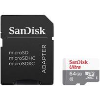 micro sd card adapter - SanDisk Ultra Light Micro SDHC + SD Adapteris 64GB 100MB/s Class 10 - 1 nuotrauka