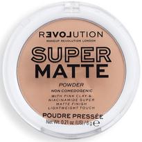 Makeup Revolution Relove Super Matte matinė kompaktinė pudra - Beige