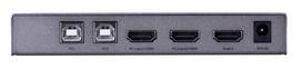 hdmi switch - UNITEK KVM SWITCH 2IN, 1OUT, 4K HDMI 2.0 + USB - 3 nuotrauka
