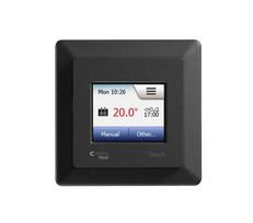 kambario termostatas - Termostatas COMFORT HEAT 3600 W, 230 V, su grindų ir kambario temperatūros jutikliais, juodos sp. - 1 nuotrauka