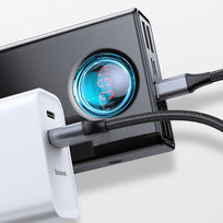 power bank baseus - Baseus Amblight 65W 30000mAh Overseas Edition White (PPLG000102) - 2 nuotrauka