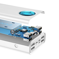 power bank baseus - Baseus Amblight 65W 30000mAh Overseas Edition White (PPLG000102) - 4 nuotrauka