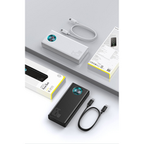 power bank baseus - Baseus Amblight 65W 30000mAh Overseas Edition White (PPLG000102) - 12 nuotrauka