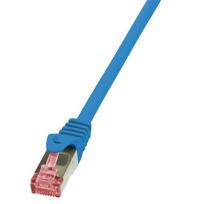 LogiLink CAT 6a S/FTP Cable Blue 0.5m