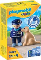 Playmobil 1.2.3 - Police Officer with Dog 70408