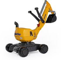 Traktorius Rolly Toys Komatsu Digger, geltonas