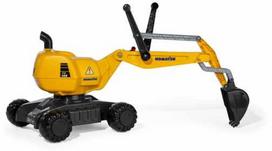 vaikams ekskavatorius - Traktorius Rolly Toys Komatsu Digger, geltonas - 5 nuotrauka