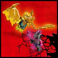 ninjago - LEGO Ninjago - Jay's Golden Dragon Motorbike (71768) - 5 nuotrauka