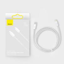 baseus 20w lightning - Greito įkrovimo ir duomenų kabelis Baseus C tipas-iP 20W 2m, baltas - 5 nuotrauka