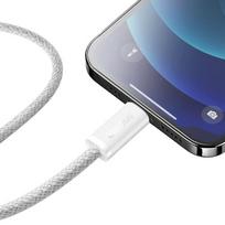 baseus 20w lightning - Greito įkrovimo ir duomenų kabelis Baseus C tipas-iP 20W 2m, baltas - 10 nuotrauka