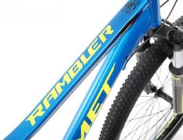 kalnu dviratis 26 - Kalnų dviratis Romet Rambler R6.1 JR 26" 2022, mėlynas/žalias - 3 nuotrauka