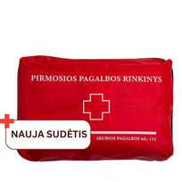pirmos pagalbos vaistinele - Atnaujintos sudėties pirmos pagalbos vaistinėlė, rinkinys PVC dėkle (Atitinka SAM Nr. V-2876) - 1 nuotrauka