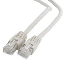 rj 45 cat6 kabelis - Gembird Patch Cable CAT6 UTP 0.5m Grey - 1 nuotrauka