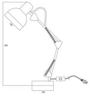 stalines lempos staliukas - Okko Arizona MT47685A-1, E27, pastatomas, 40W - 4 nuotrauka