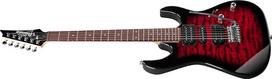 ibanez - Elektrinė gitara Ibanez GRX70QATRB, juoda/raudona - 3 nuotrauka