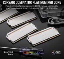 corsair 64gb ram - Corsair Dominator Platinum RGB White, DDR5, 64 GB, 6200 MHz - 7 nuotrauka