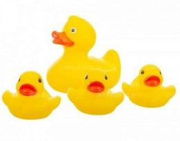 zaislai anciukai - Akuku vonios žaislų rinkinys DUCKS 4 vnt., A0162 - 1 nuotrauka