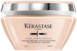 Kerastase Curl Manifesto Masque Beurre Haute Nutrition Itin sodri maitinamoji garbanotų ir labai garbanotų plaukų kaukė