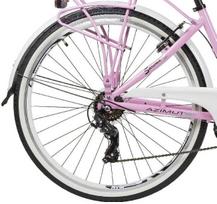 dviratis azimut - Dviratis AZIMUT Sarema 28" ALU TX-6 2021 pink - 3 nuotrauka