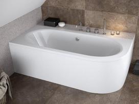 senukai akrilines vonios - Besco Avita Right 180, 1800 mm x 800 mm x 420 mm, asimetrinė - 5 nuotrauka