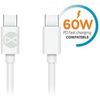laidai 3a - Forever Cable USB-C - USB-C 3A 1m White - 1 nuotrauka