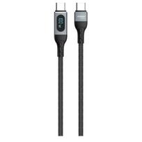 Dudao L7MaxC cable USB Type-C to USB Type-C fast charging PD 100W Black