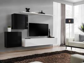 ASM Switch V Wall Unit White/Black