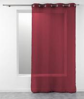 bordo uzuolaidos - Dieninės užuolaidos Douceur Telma, bordo, 140 cm x 240 cm - 2 nuotrauka
