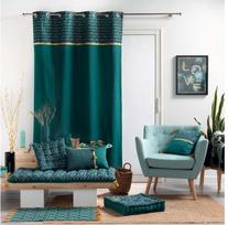 naktines uzuolaidos 240 cm - Naktinės užuolaidos Douceur Artchic, tamsiai žalia, 140 cm x 240 cm - 4 nuotrauka