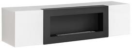 sekcija su biozidiniu - ASM Fly N3 Living Room Wall Unit Set White - 4 nuotrauka