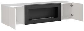 sekcija su biozidiniu - ASM Fly N3 Living Room Wall Unit Set White - 5 nuotrauka