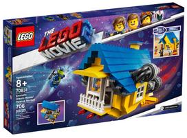 lego movie 2 - LEGO Emeto svajonių namas/gelbėjimosi raketa! 70831 - 2 nuotrauka