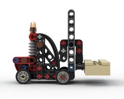 lego konstruktoriai - LEGO Technic Šakinis krautuvas su padėklu 30655 - 3 nuotrauka