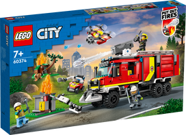 lego city sunkvezimis - LEGO City Ugniagesių vadavietės sunkvežimis 60374 - 2 nuotrauka