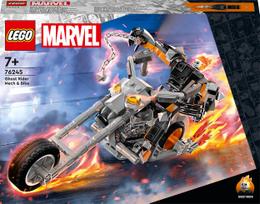 LEGO Marvel Tamsos baikerio robotas ir motociklas 76245