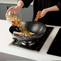 wok keptuve - Nava Cantonese, 280 mm, medis/anglies plienas - 9 nuotrauka
