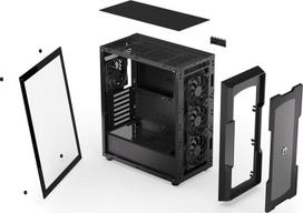 atx korpusai - Endorfy Regnum 400 Air Black - 7 nuotrauka